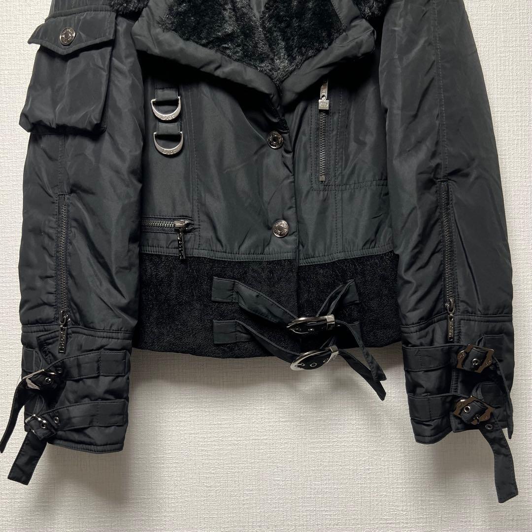 クリスチャンディオール フライトジャケット ミリタリー調 中綿 グランジ y2k