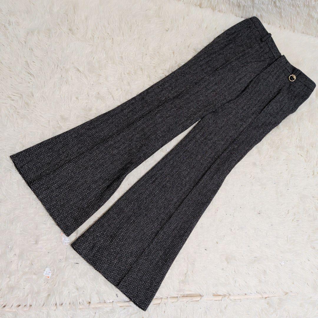 【美品】GUCCI グレー ツイード パンツ スーツ　セットアップ