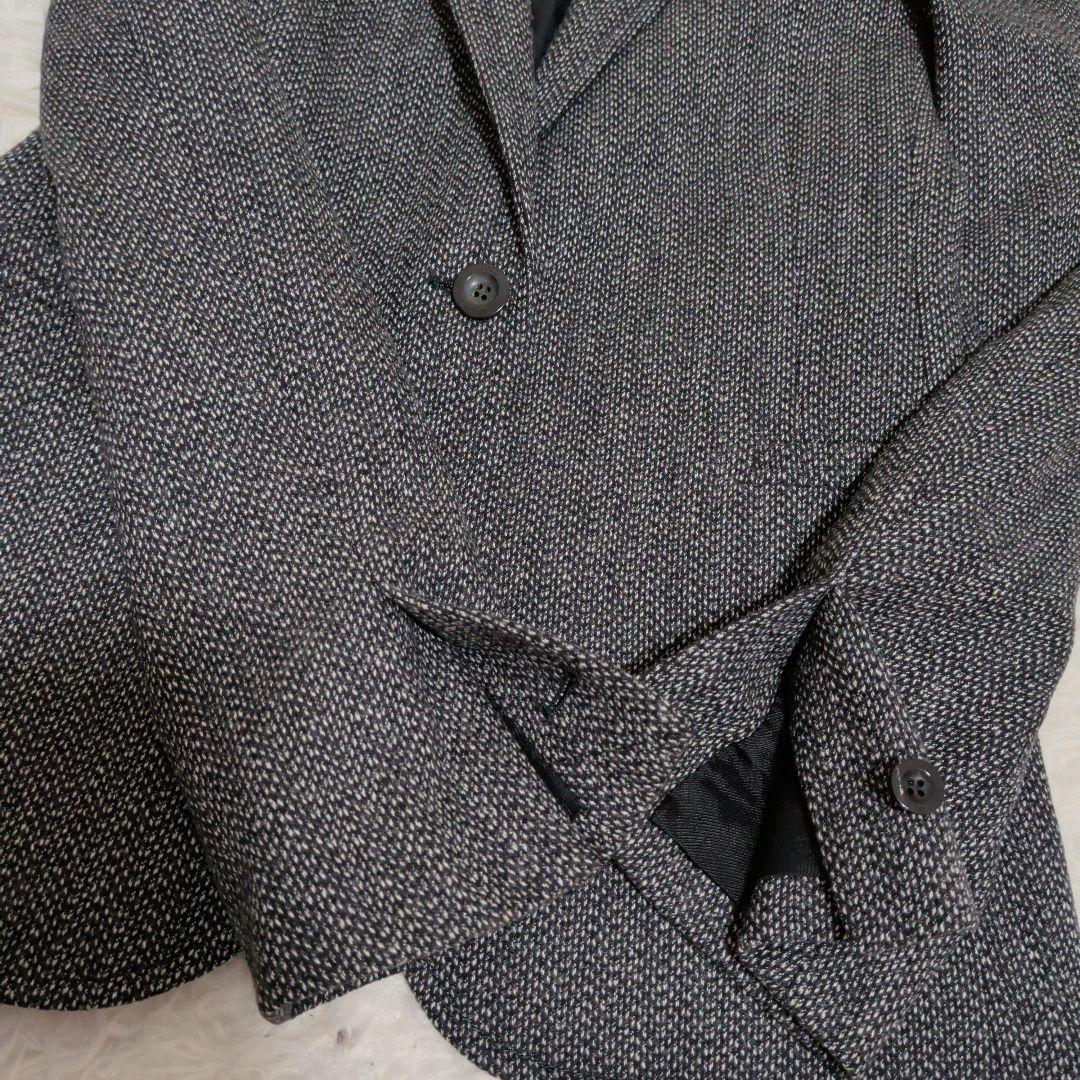 【美品】GUCCI グレー ツイード パンツ スーツ　セットアップ