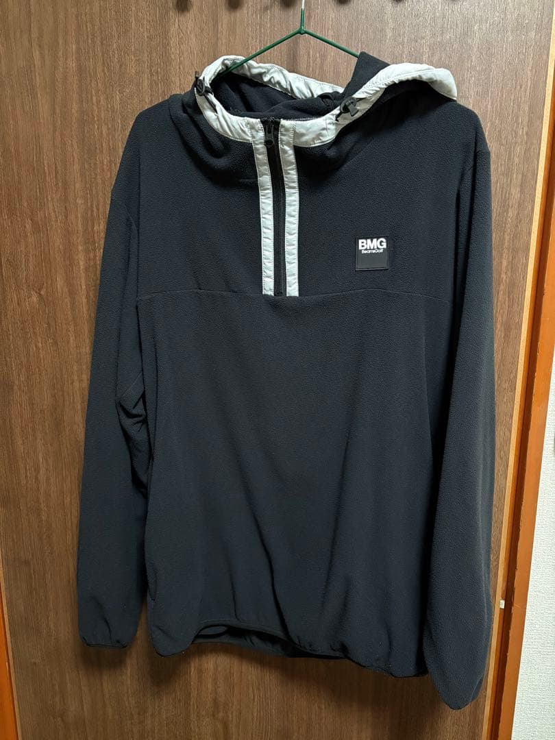 ビームスゴルフ POLARTEC フリースパーカー　ブラック