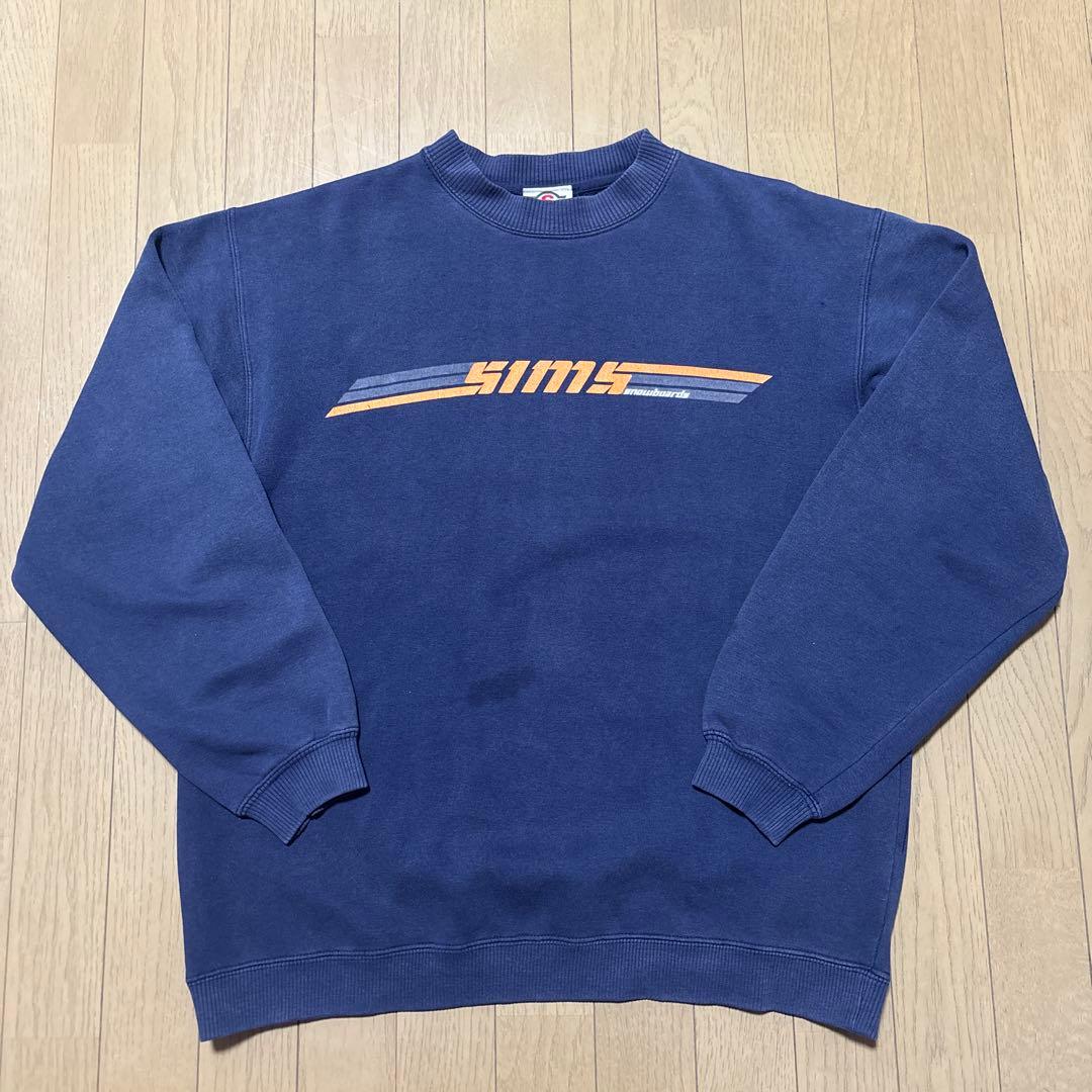 90s sims スウェット　古着　old skate