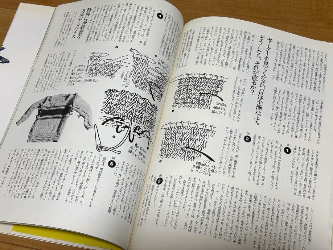 男の編み物　橋本治の手トリ足トリ