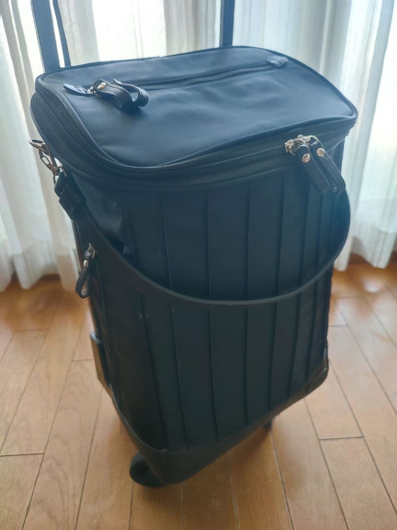 SWANY スワニーキャリーバッグ◆4輪&軽量容量大◆バッグ取外し可〜ブラック