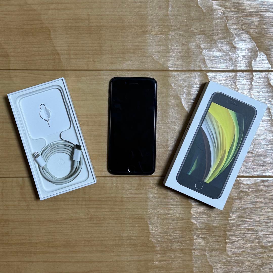 【ジャンク】Apple iPhone SE (第2世代) ブラック128GB