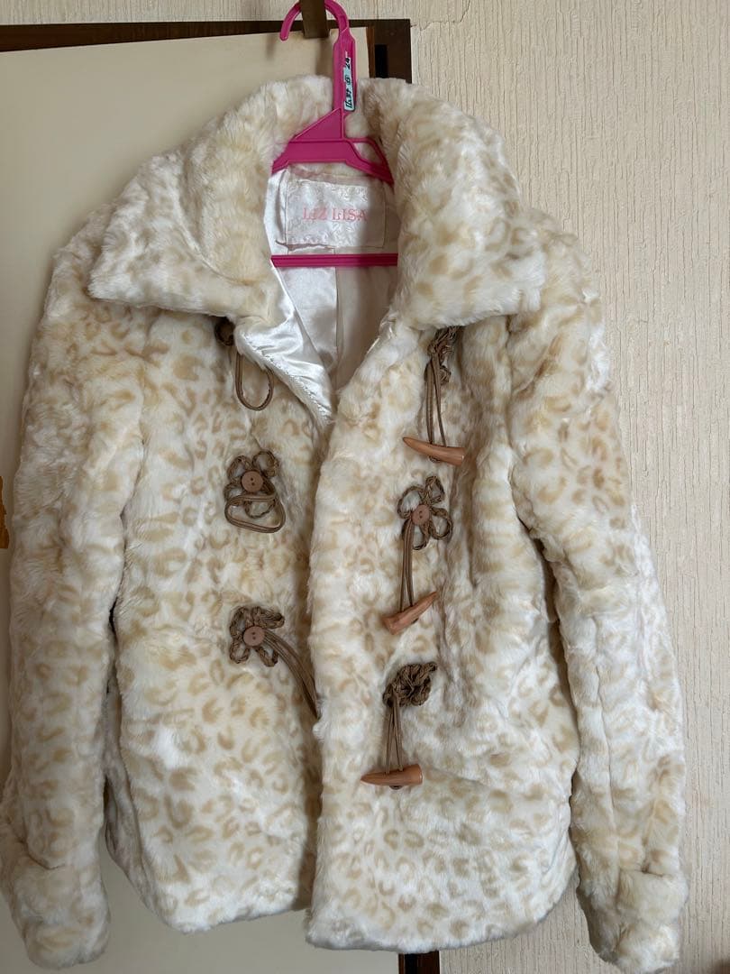 LIZ LISA レオパード柄ファーコート　リズリサ