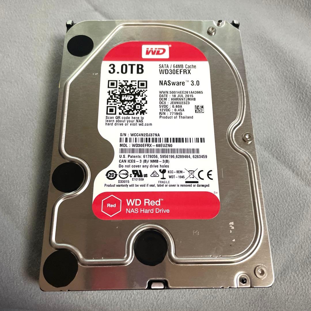 WD RED 3TB ハードケース付