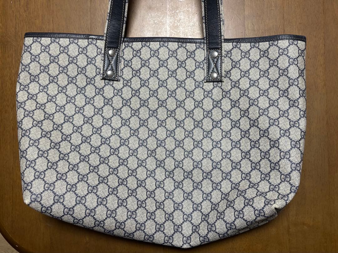 グッチ トートバッグ レディースGUCCI スプリーム 211134 ネイビー