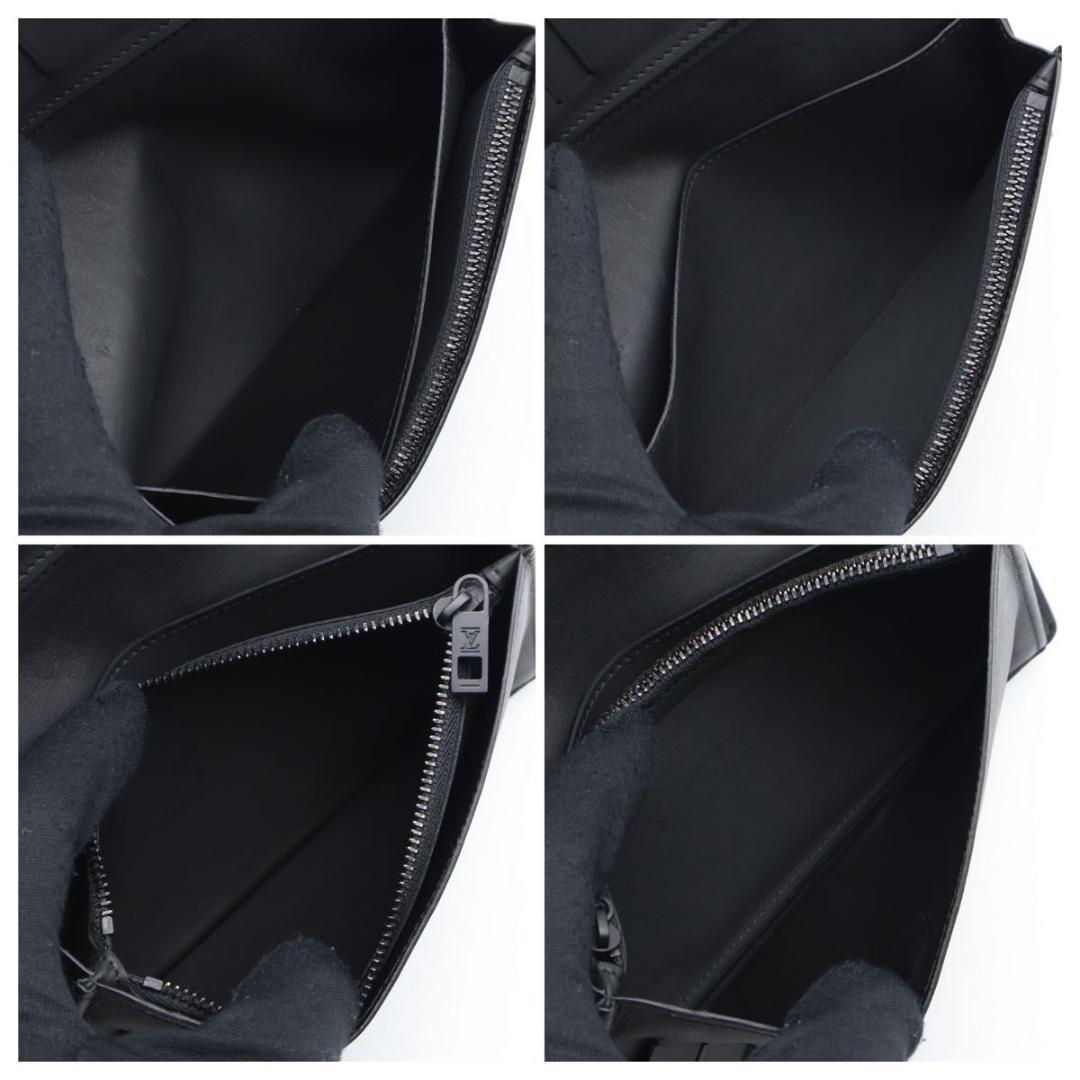 【超極美品】ルイヴィトン　ポルトフォイユブラザNM アエログラム　長財布　黒