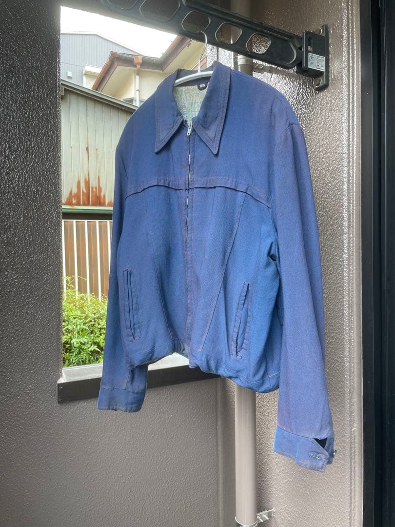 サ*ゴ様 60s vintage レーヨンオックスフォードブルゾン ギャバジン