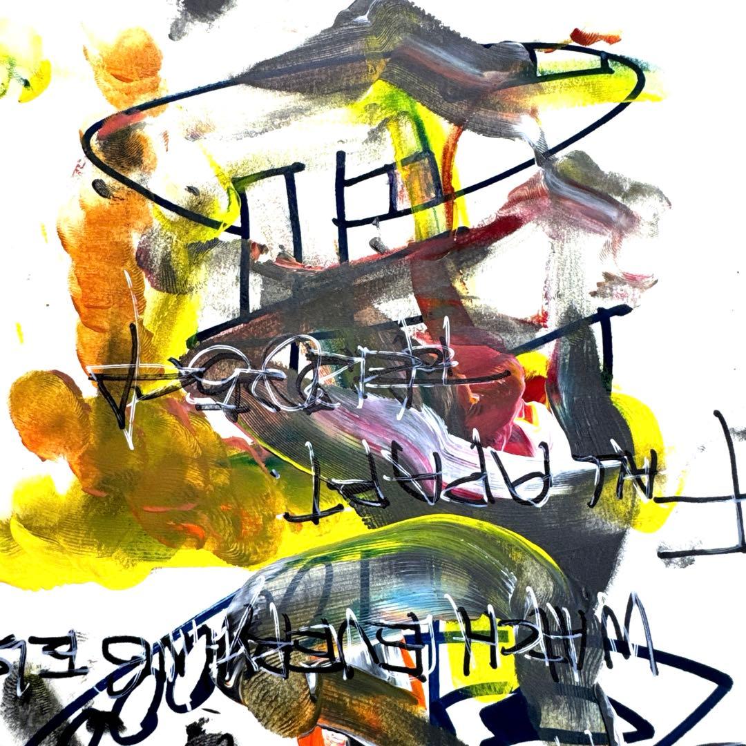 ま*ゃ様 TOKI 抽象画 don't choose money #138