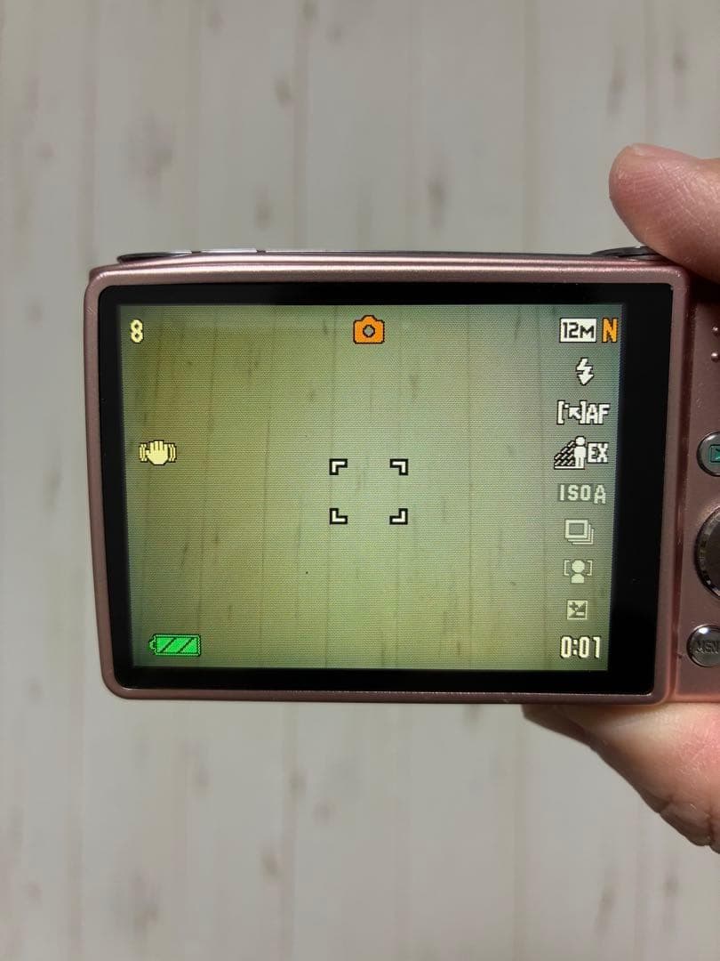 美品 カシオ　CASIO EXILIM EX-Z400 ピンク ＃A382