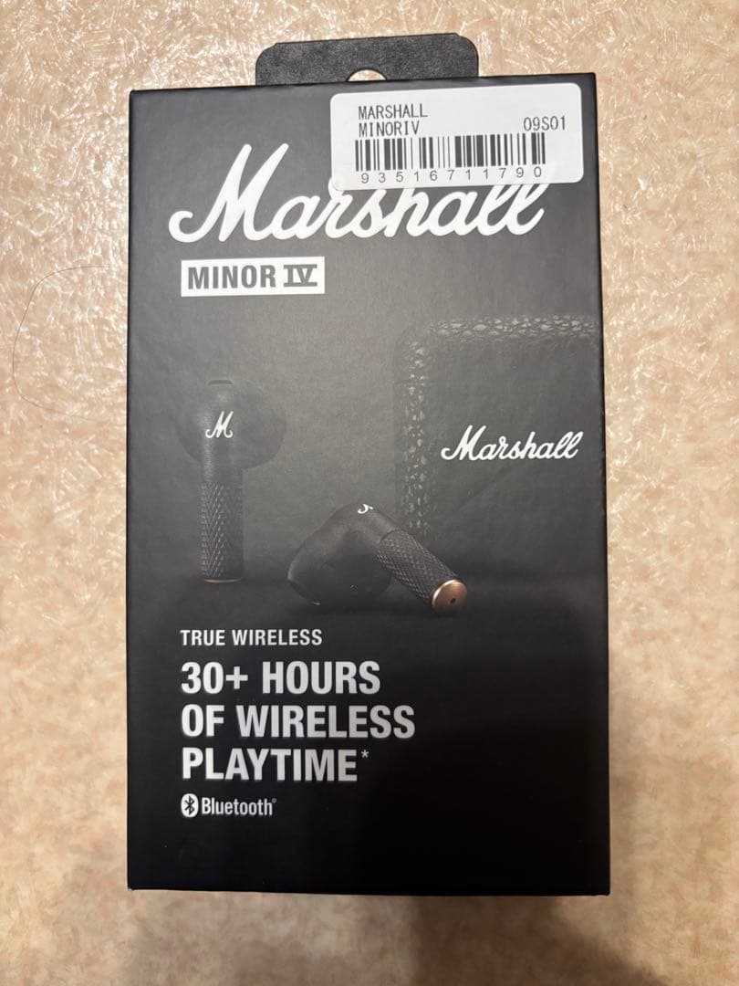 ま*ん様 Marshall Minor IV ワイヤレスイヤホン　新品未開封