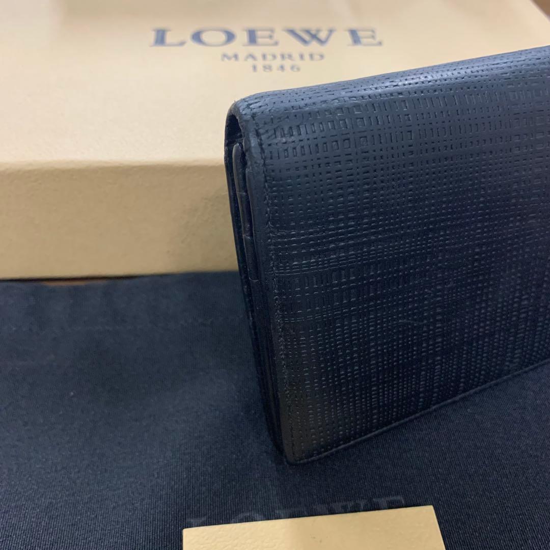 超良品‼️ 現行　ロエベ　LOEWE 財布　二つ折り　長財布　アナグラム