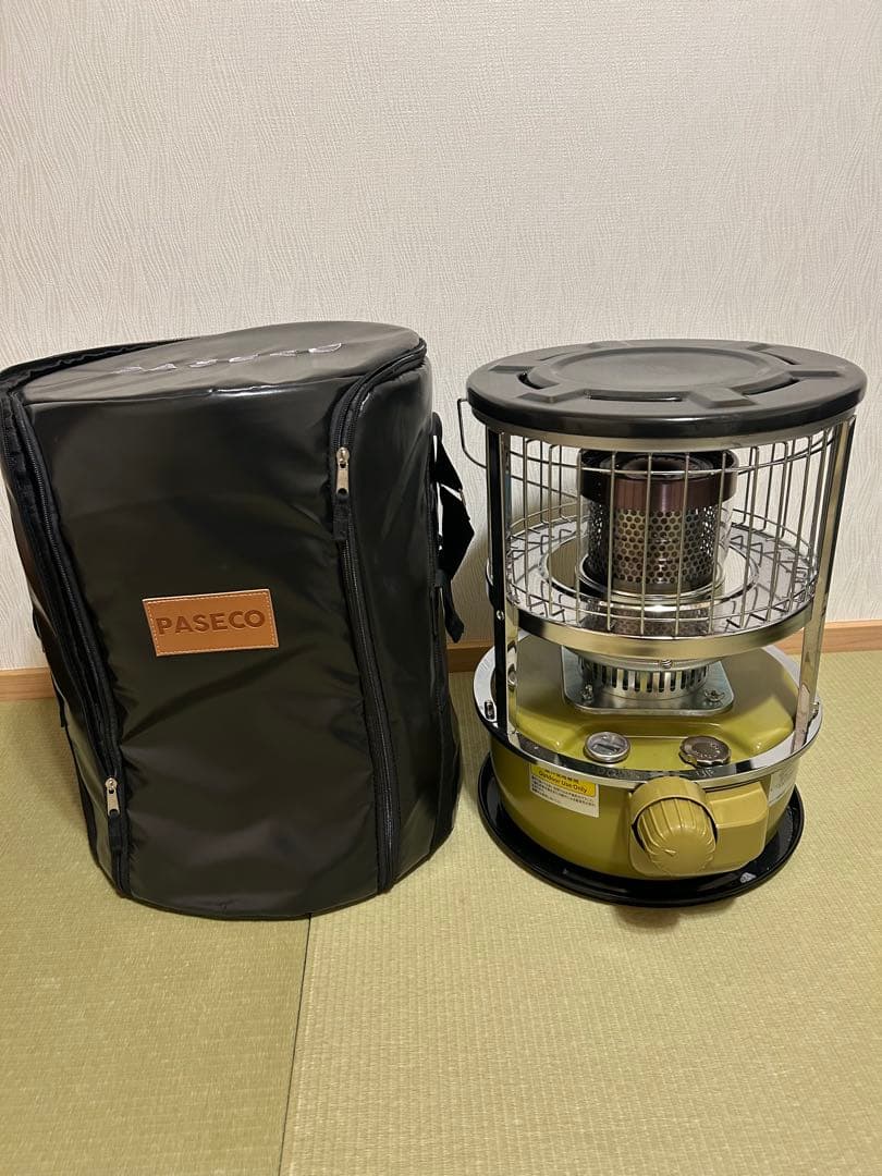 PASECO ストーブ 温度調整機能付き キャリーケース付き