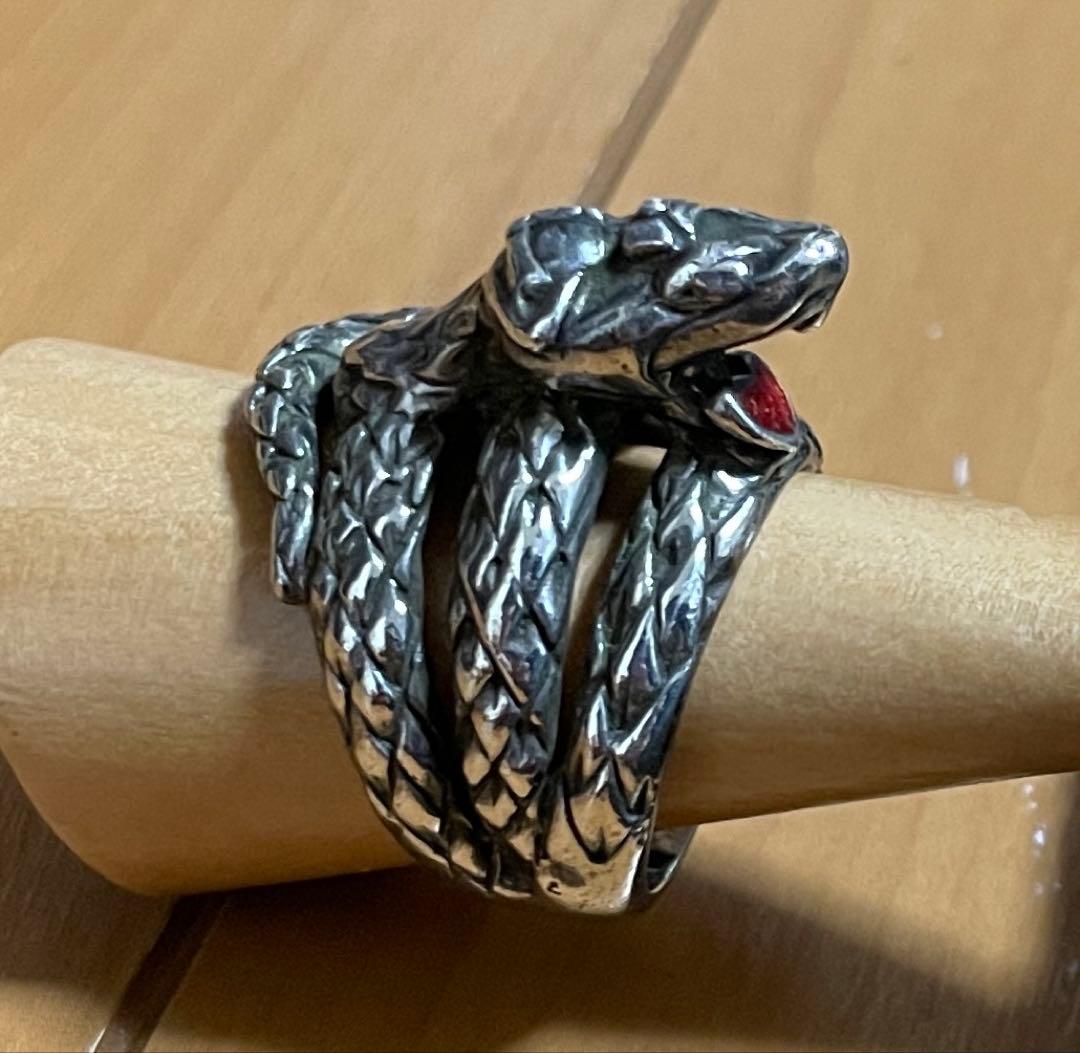 廃盤 ヴィヴィアンウエストウッド スネークリング 蛇指輪 M