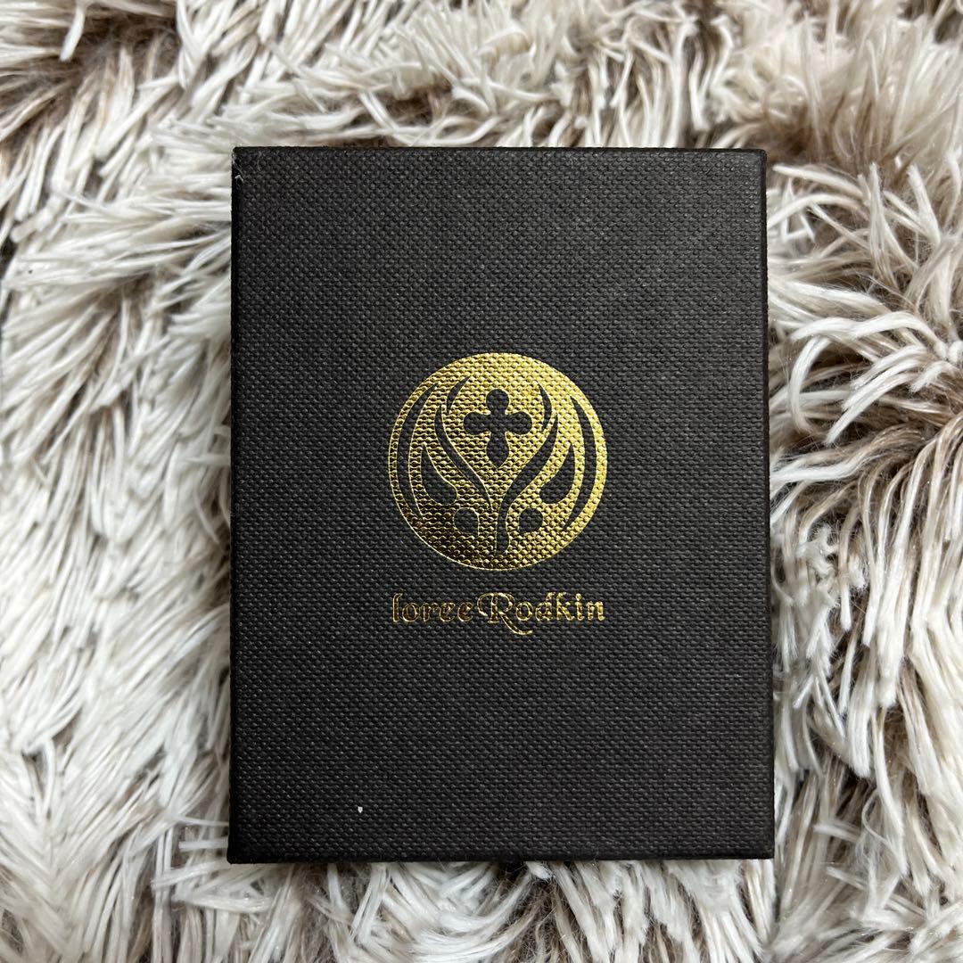 ローリーロドキン　ネックレス/シルバー925/クロス／フェザー／丸型