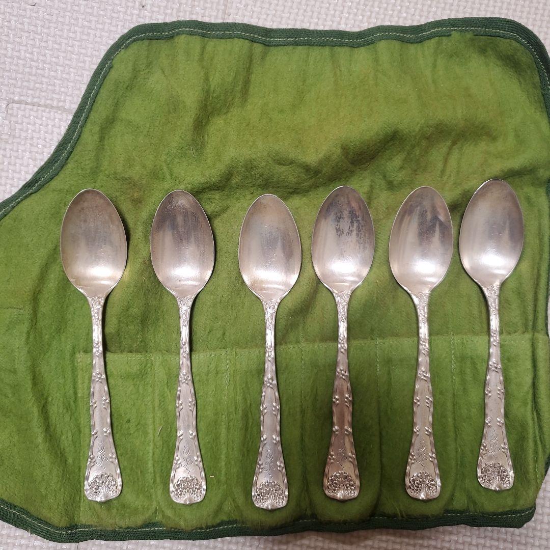 ティファニー　銀製スプーン　Wave Edge　アンティーク　TIFFANY　6