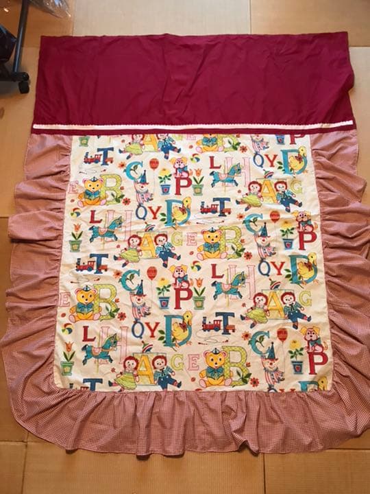 最終値下ビンテージラガディアン&アンディハンドメイドマルチカバー182×147位