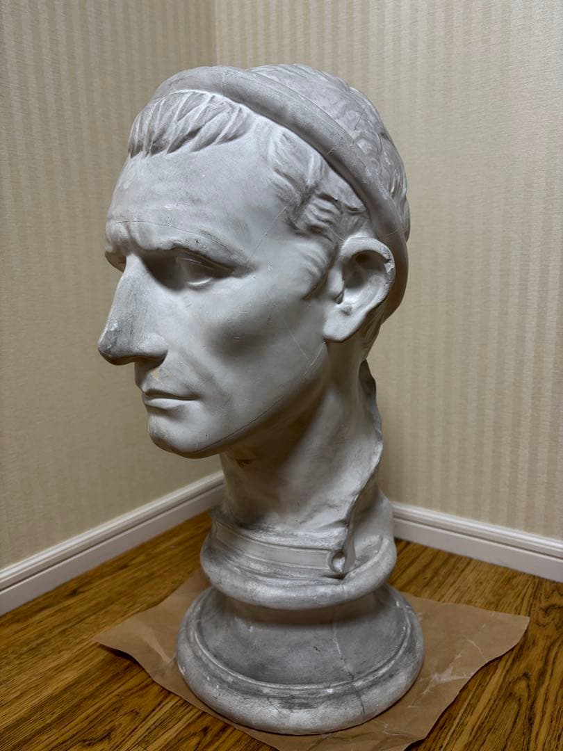 石膏像 アンティオコス三世　首像　岡石膏像製作所　YOKOHAMA OKA