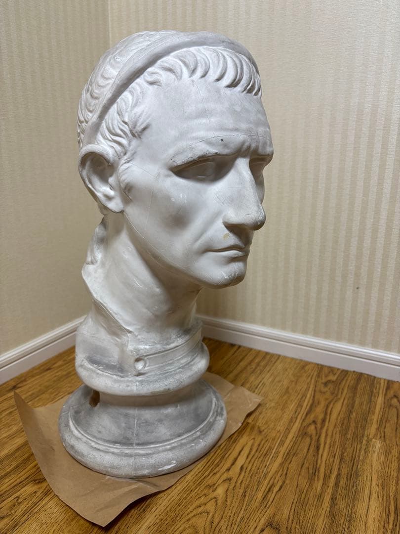 石膏像 アンティオコス三世　首像　岡石膏像製作所　YOKOHAMA OKA