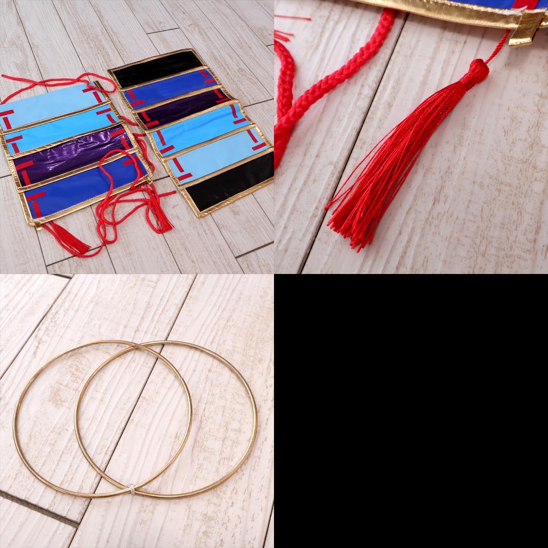 刀剣乱舞　今剣　通常　正装　戦闘衣装＋ウィッグ＋靴（一本下駄）　Ｍ