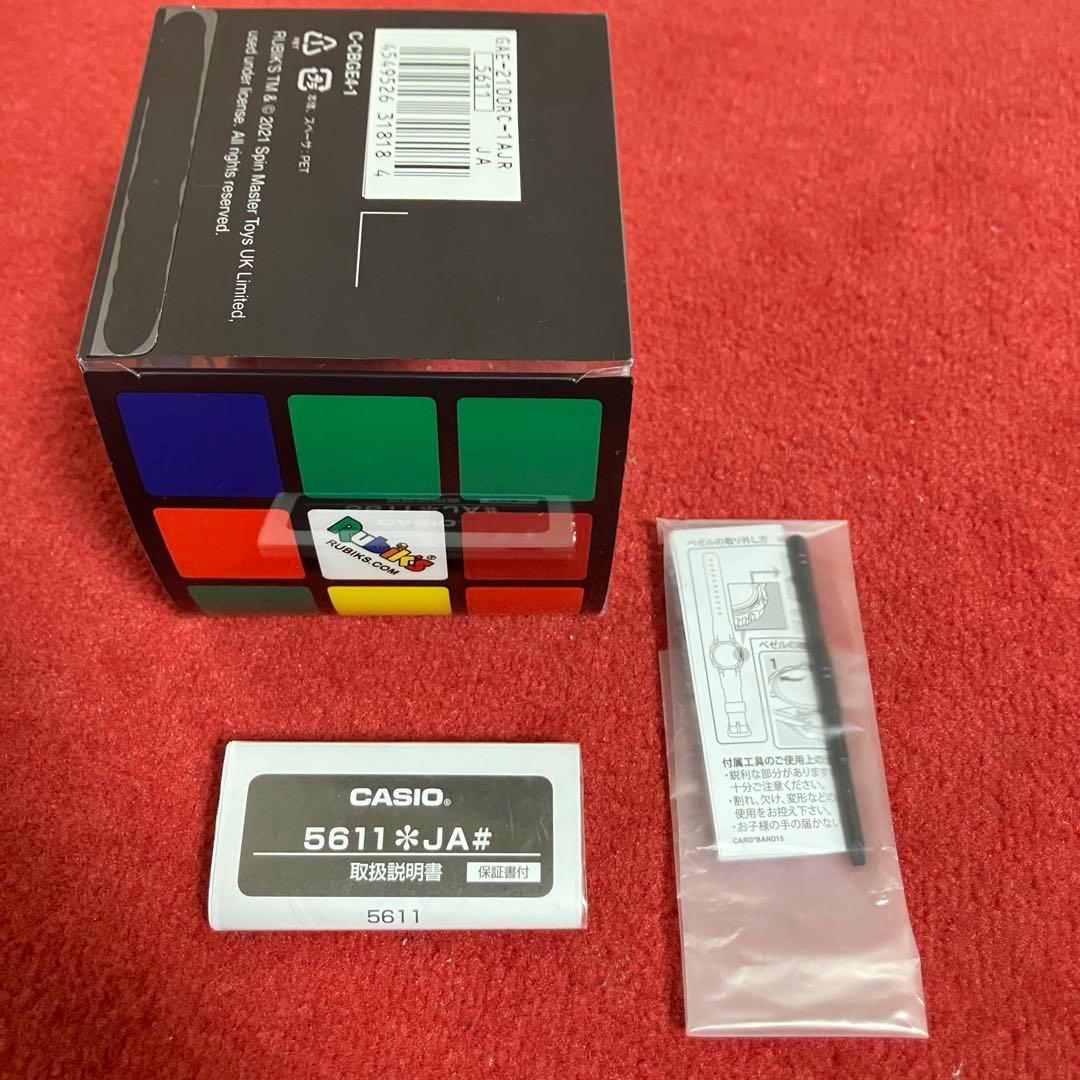 【未使用】稼働　G-SHOCK ルービックキューブ コラボ GAE-2100RC