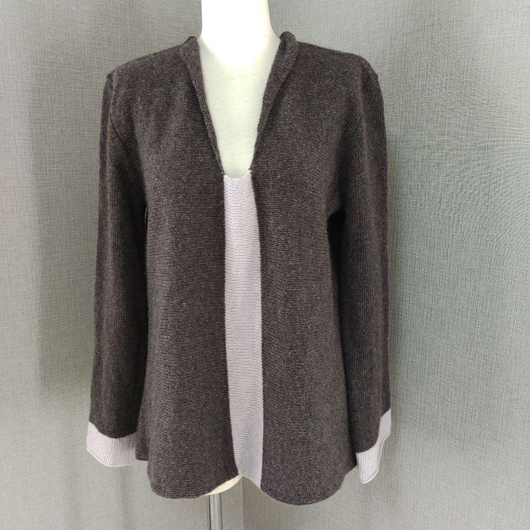 m*a様 CHANEL カシミア セーター グレー シャネル カシミヤ cach