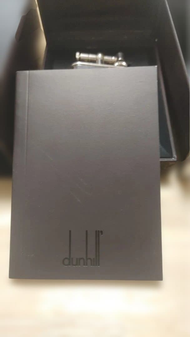 【希少・着火品】ダンヒル ユニーク 英国製 メタル仕様 ライター 箱・保証書付