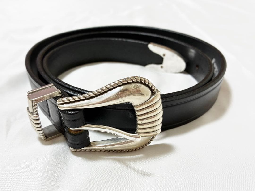 小物 monitaly extra long leather belt 3020