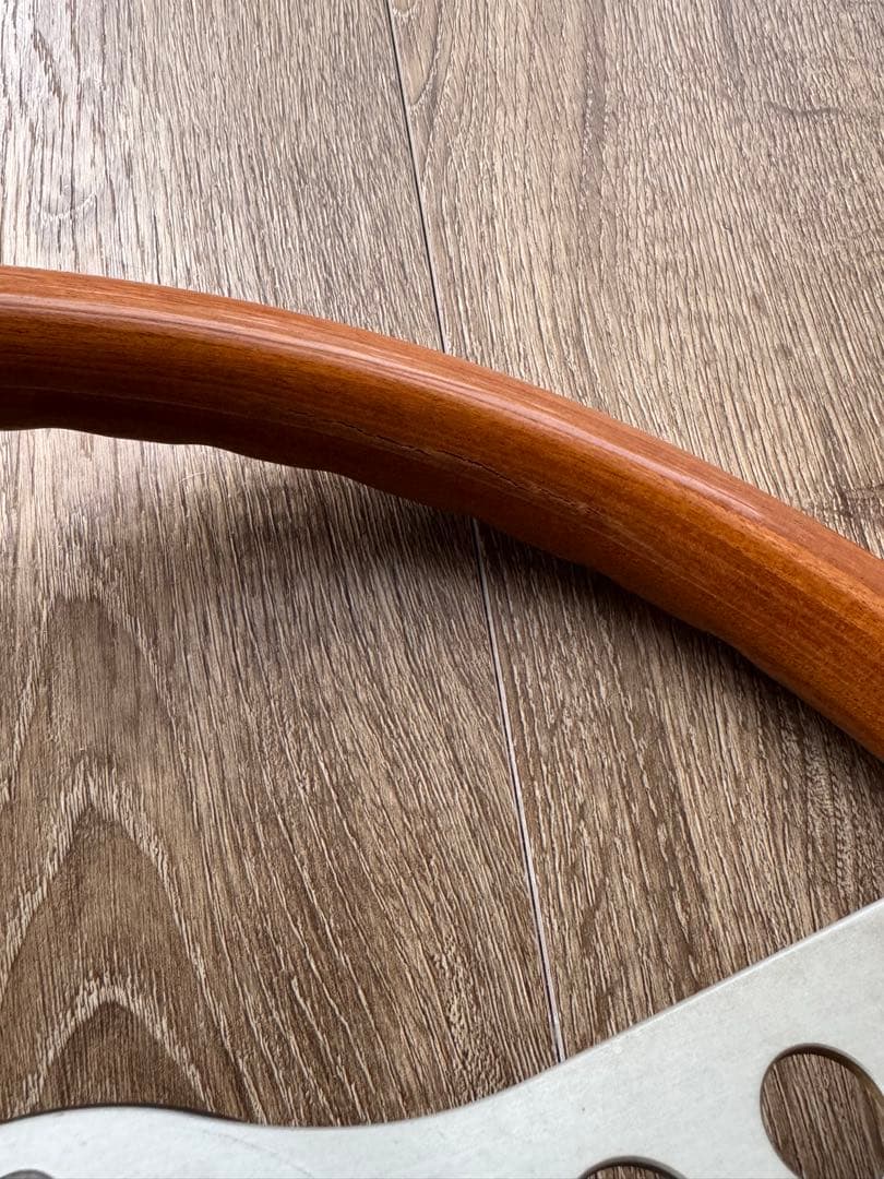 ✨昭和レトロOBA製ウッドハンドル⛽️トヨタ純正付