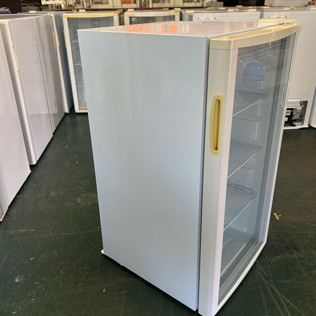 117 業務用 冷蔵ショーケース オフィスコンビニ XW-105 左右開き 小型