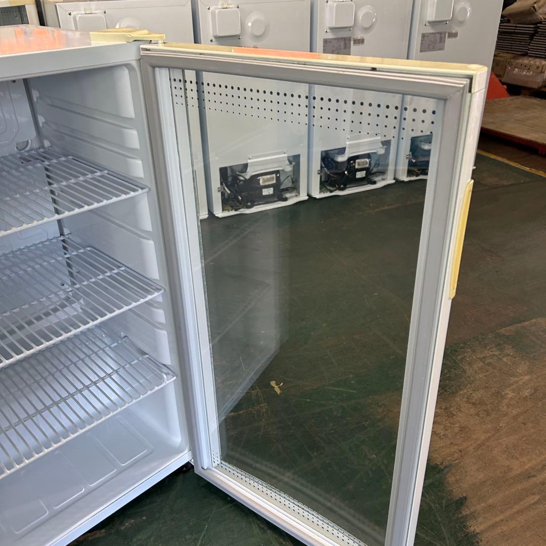 117 業務用 冷蔵ショーケース オフィスコンビニ XW-105 左右開き 小型