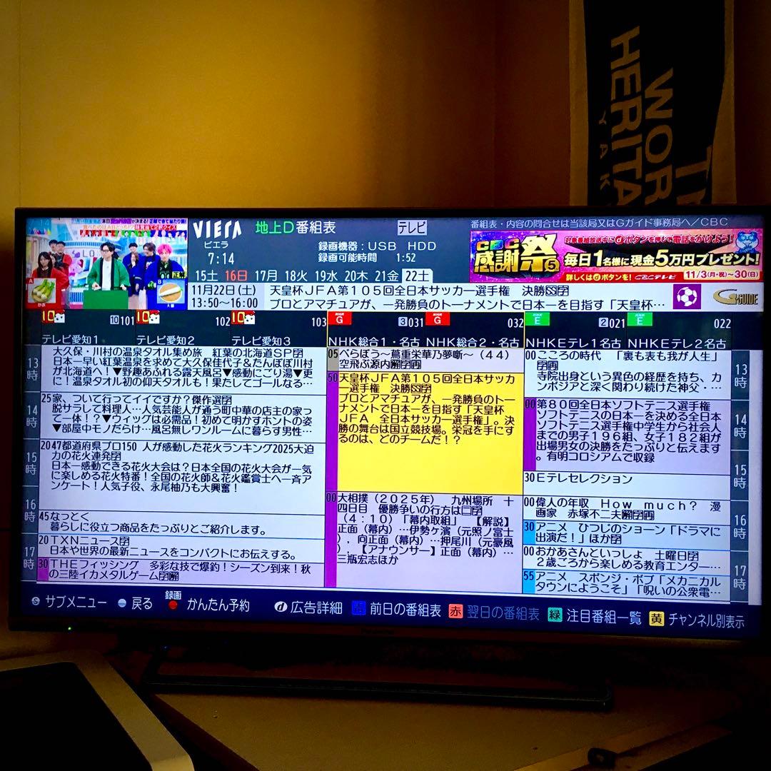 【動作良好・美品】パナソニック40型液晶テレビ TH-40CX700