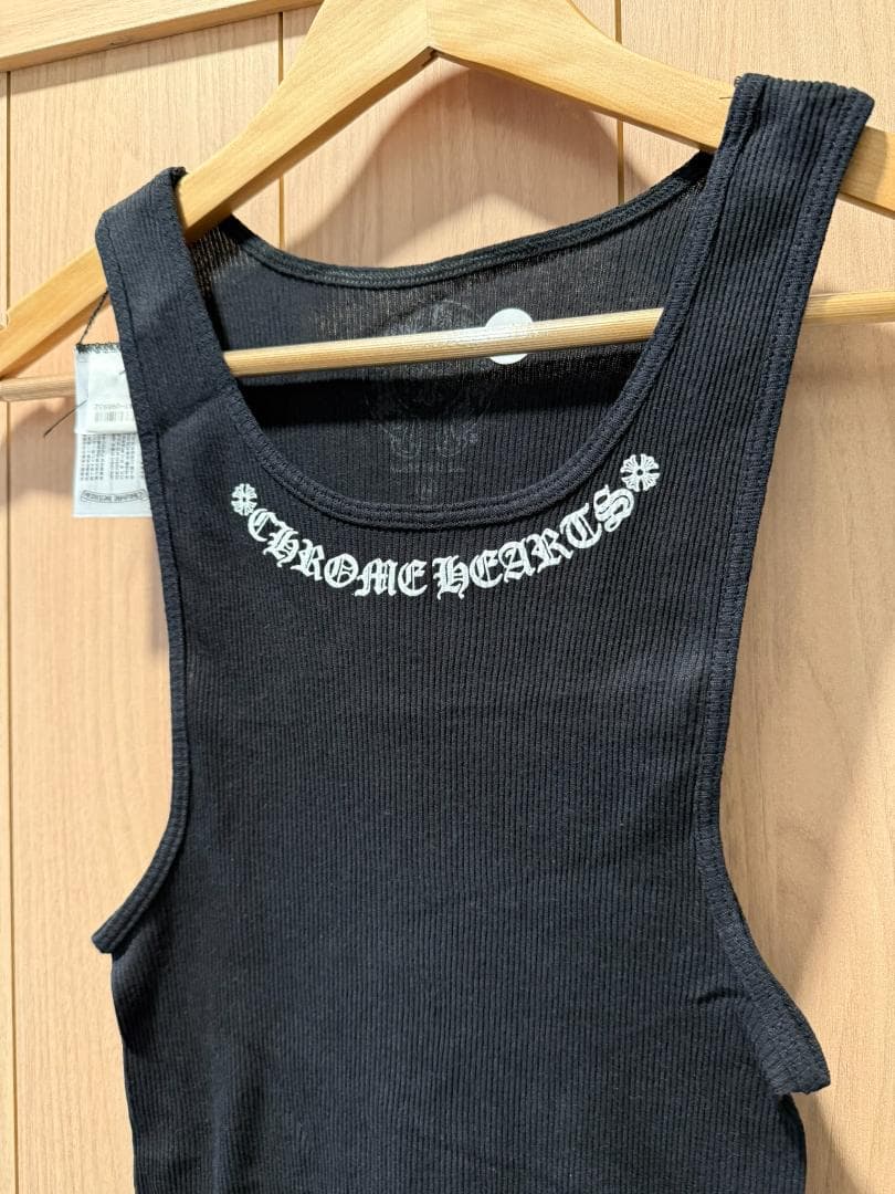【新品未使用】クロムハーツ ネックロゴ タンクトップ サイズM