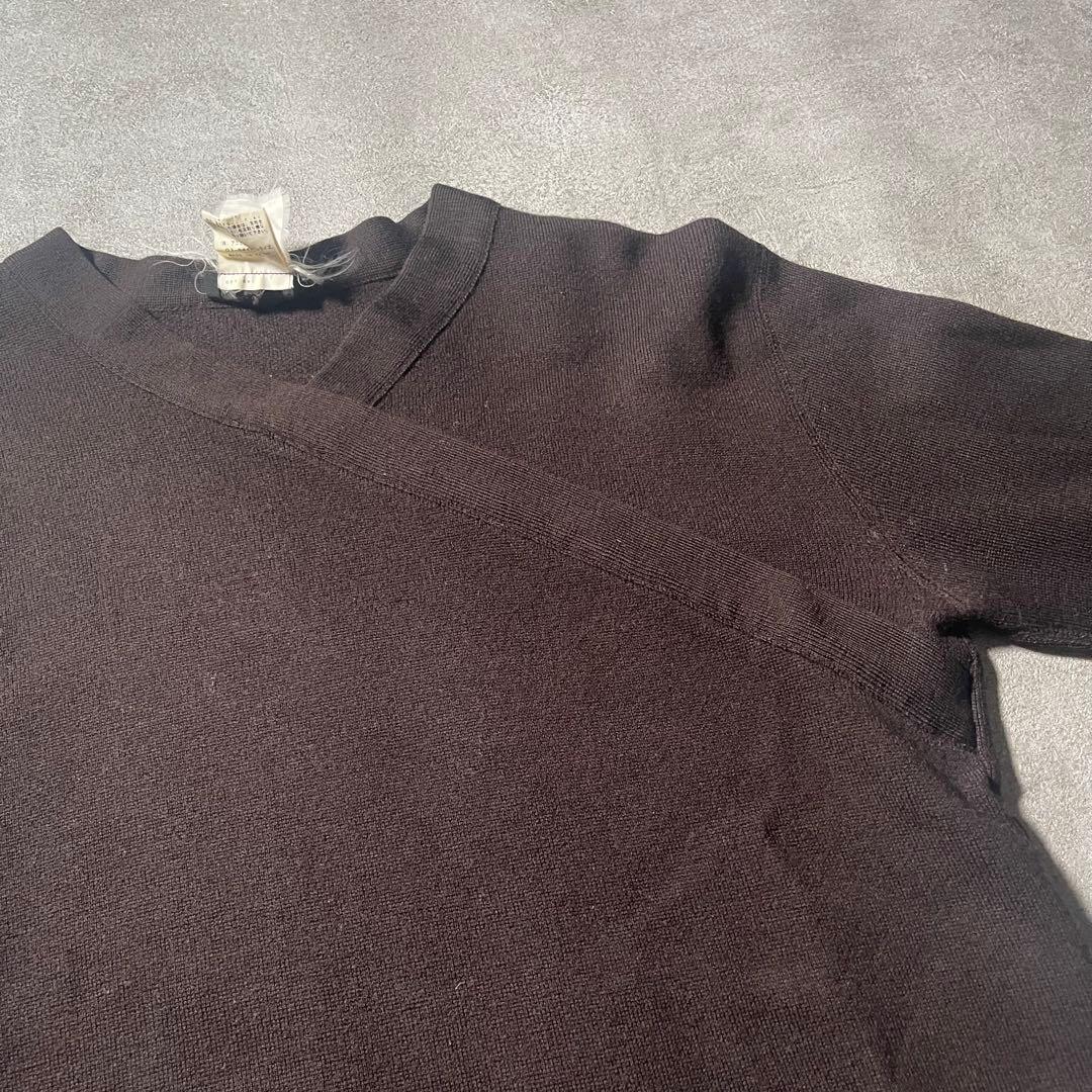 90s agnes b. homme France製 ウール デザインセーター