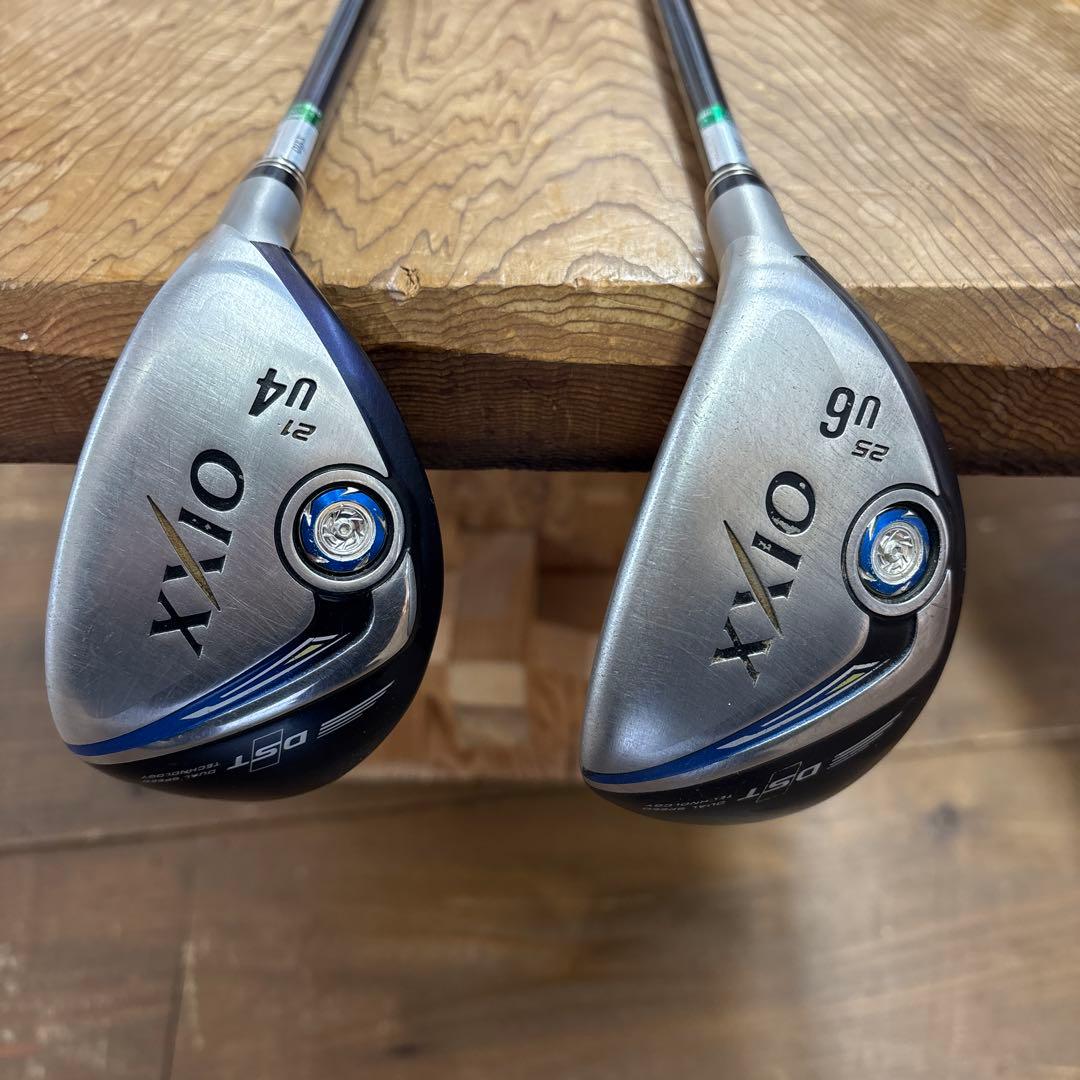 XXIO ユーティリティクラブ 4 番21度 6番25度