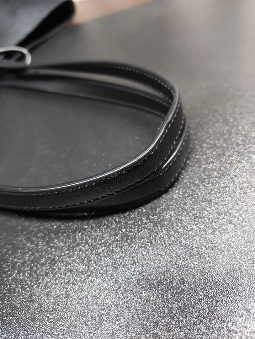 サン・ローラン　パンチングトートバッグ　黒