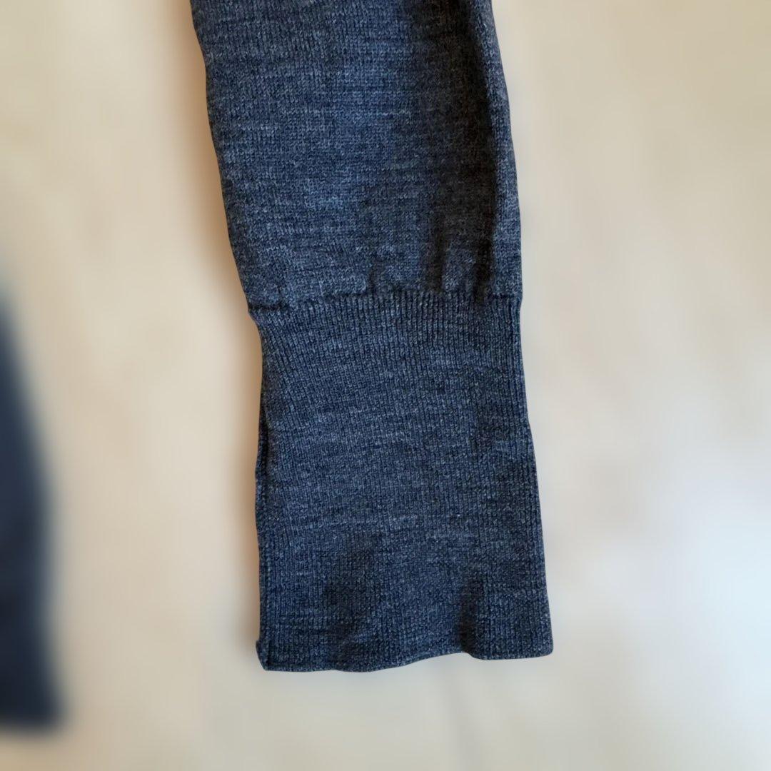 ジョンスメドレー　ダークグレー タートルネックニット