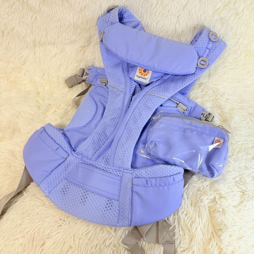 《美品》　希少カラー　エルゴベビー OMNI Breeze ブルーラベンダー