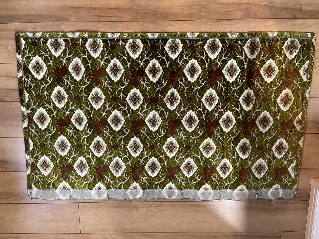 金華山　大花束 緑　サイドカーテン両面仕様