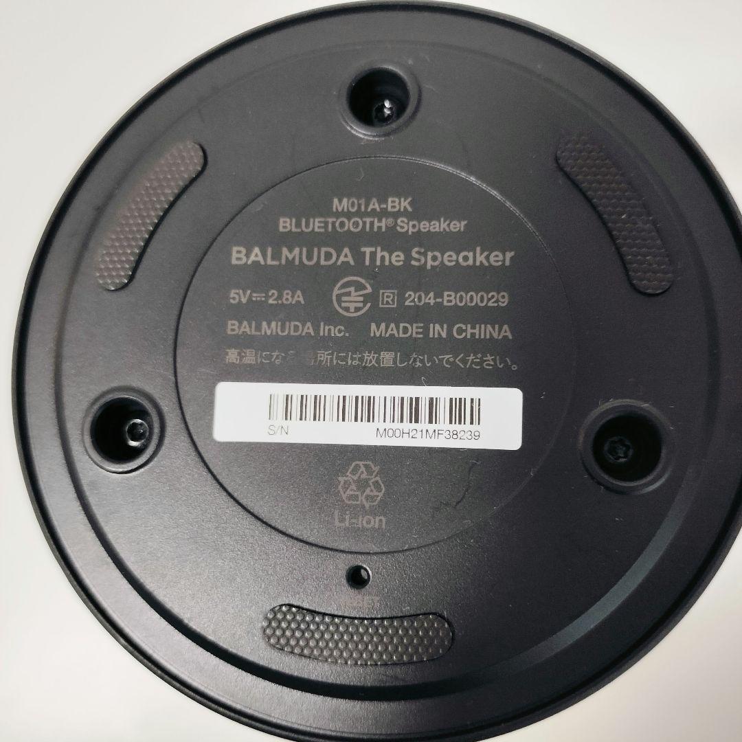 バルミューダ　BALMUDA　M01A-BK ワイヤレススピーカー　黒　1202