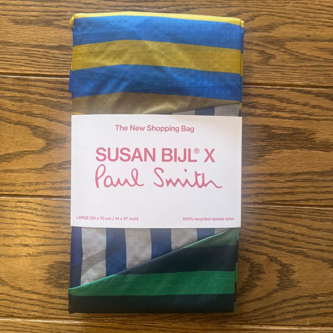 スーザンベルSUSAN BIJLポールスミス　エコバッグL 国内未発売　新品