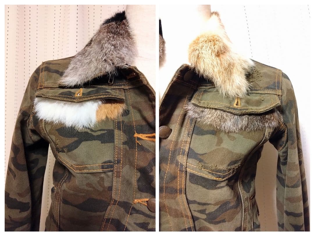 LGB初期　迷彩/ミリタリー　ダメージ加工　ジャケット