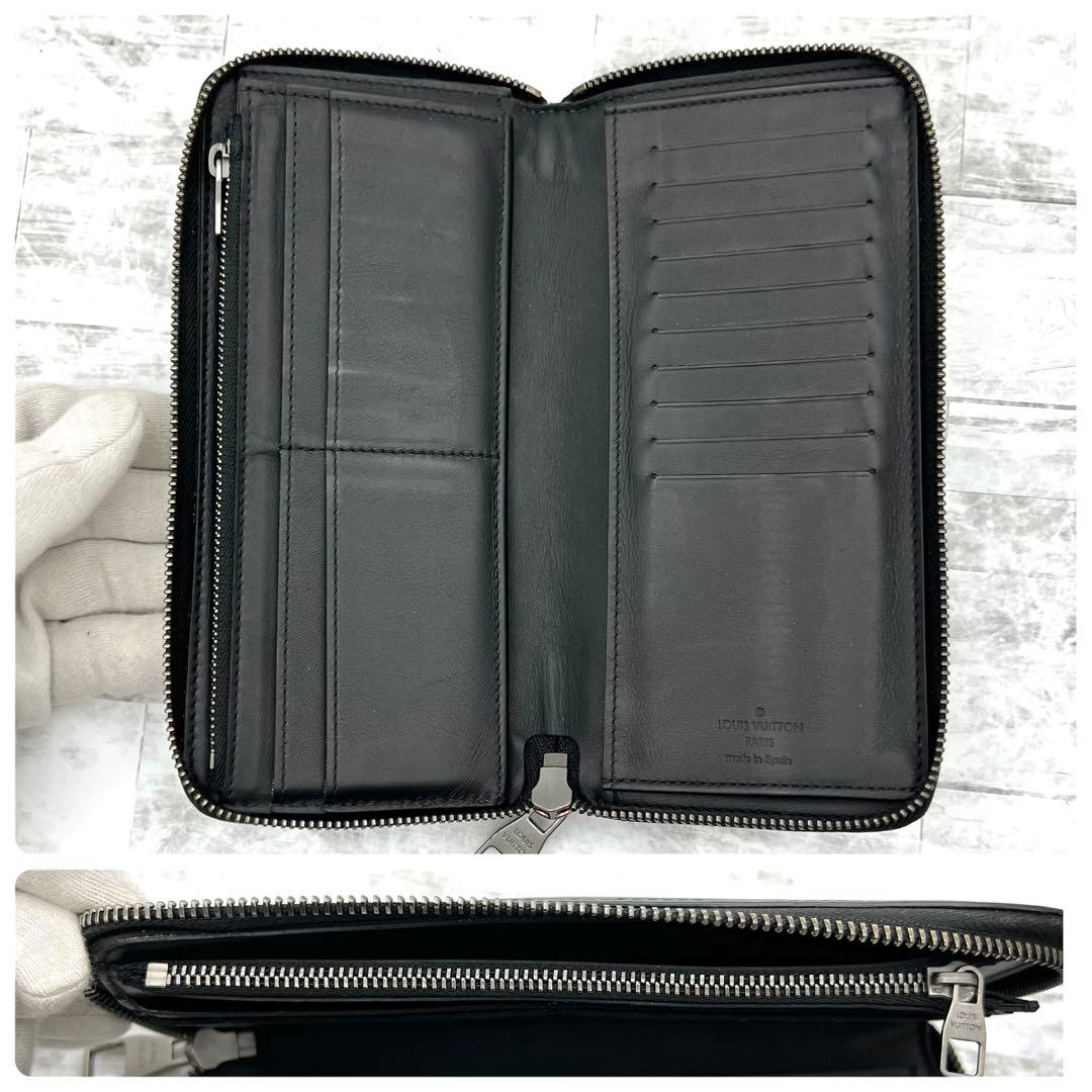 ★極美品★　ルイヴィトン　ダミエアンフィニ　ジッピーウォレット　ヴェルティカル