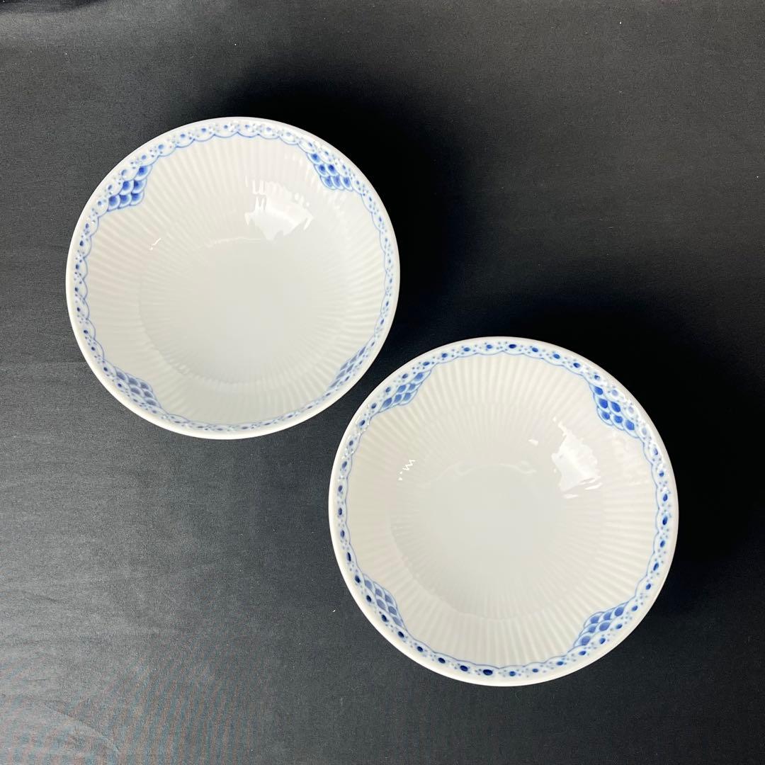 ロイヤルコペンハーゲン　プリンセス　16cm　サラダボウル　ペア