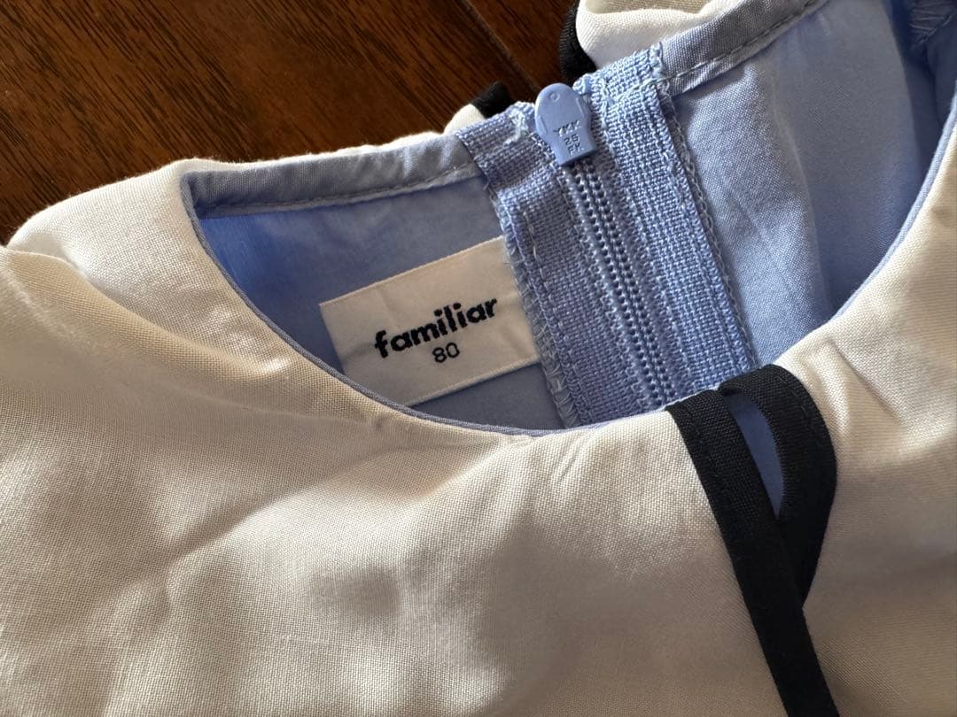 familiar ファミリア 女の子 襟付き ワンピース 80