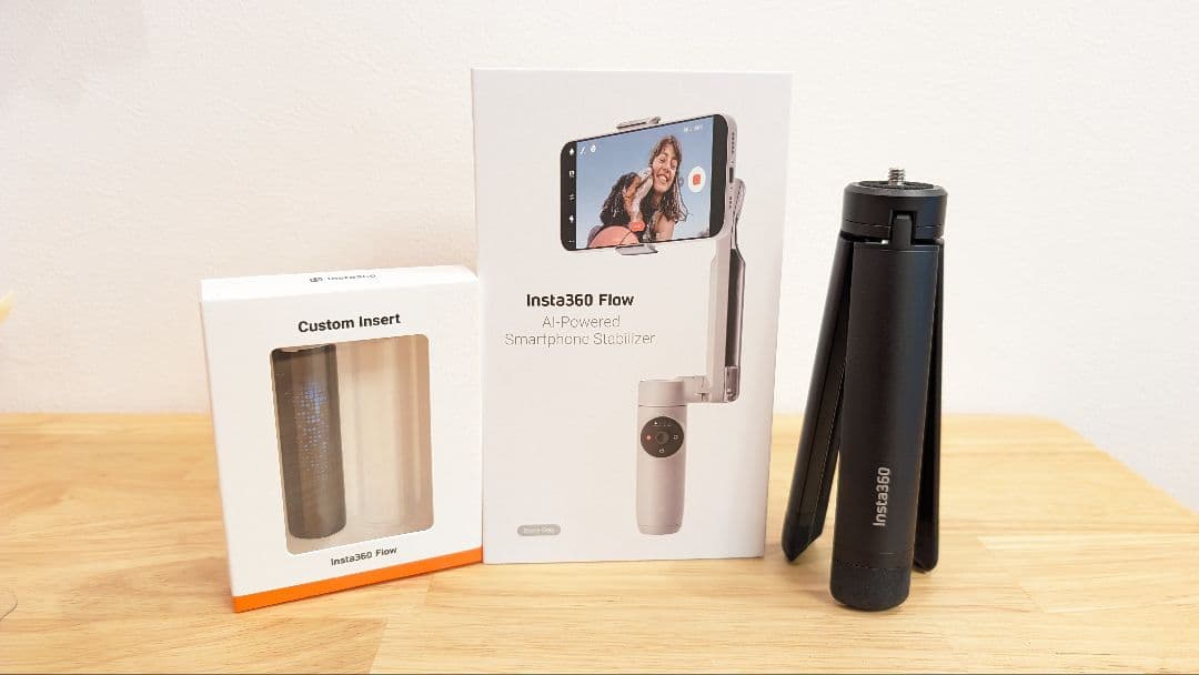 Insta360 Flow プロ三脚キット カスタムインサート付