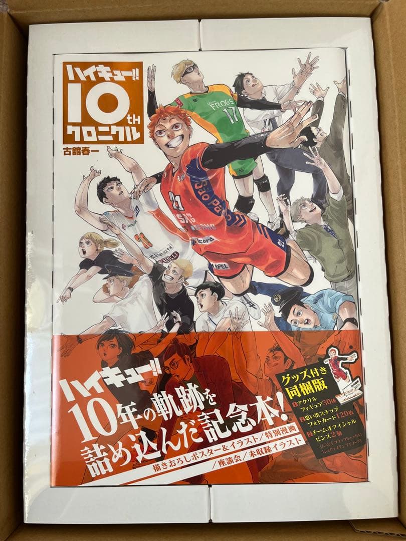 【新品未開封】ハイキュー!! 10thクロニクル グッズ付き同梱版