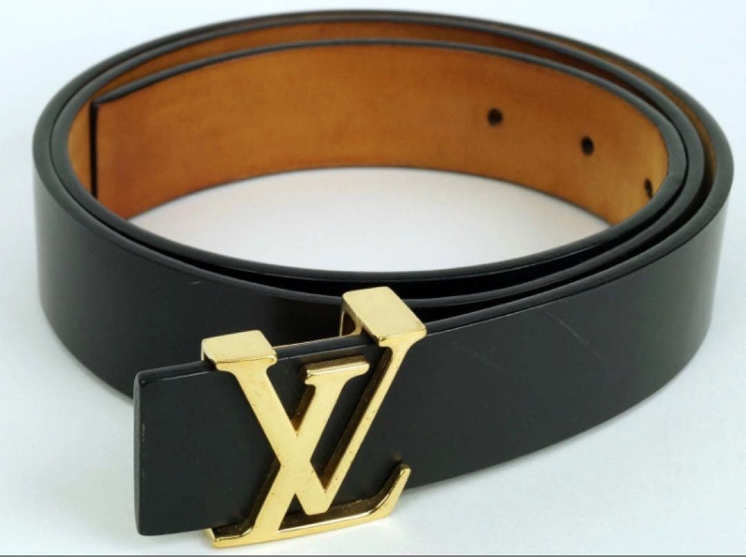 Louis Vuitton ブラックレザーベルト即日発送可能‼️