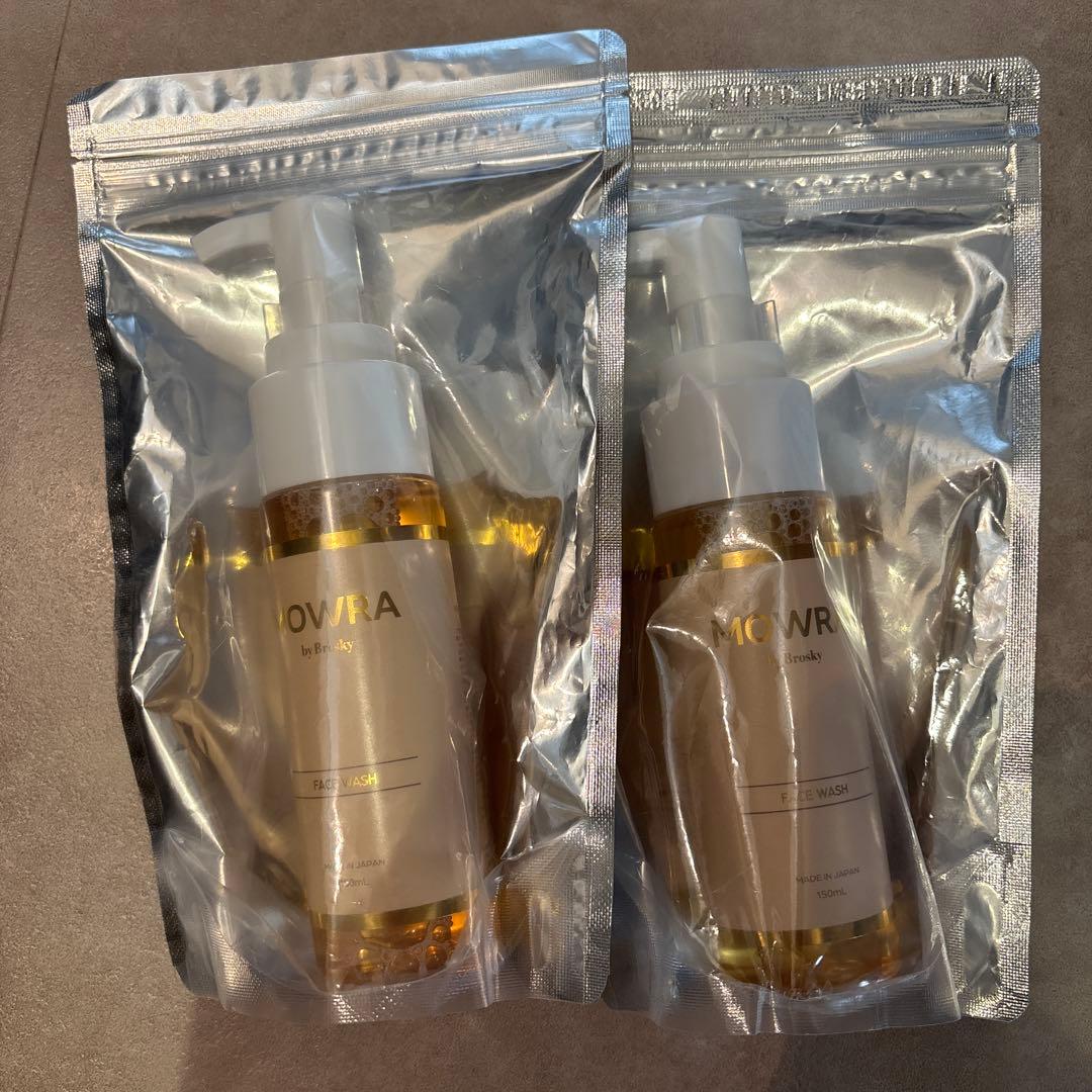 【新品未開封】MOWRA by Brosky フェイスウォッシュ150ml　2本